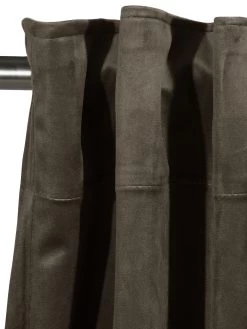 Vorhang Mit Gardinenband, Taupe -Teppichwelt Verkauf Marilana Gardine verdeckteSchlaufe Grau Taupe 140x245 lup1