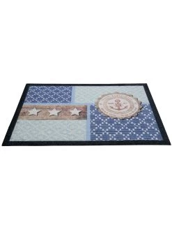 Sauberlaufmatte, Maritim -Teppichwelt Verkauf Maritim Fussmatte blau per