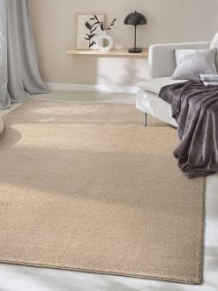 Hochflor-Teppich, Taupe