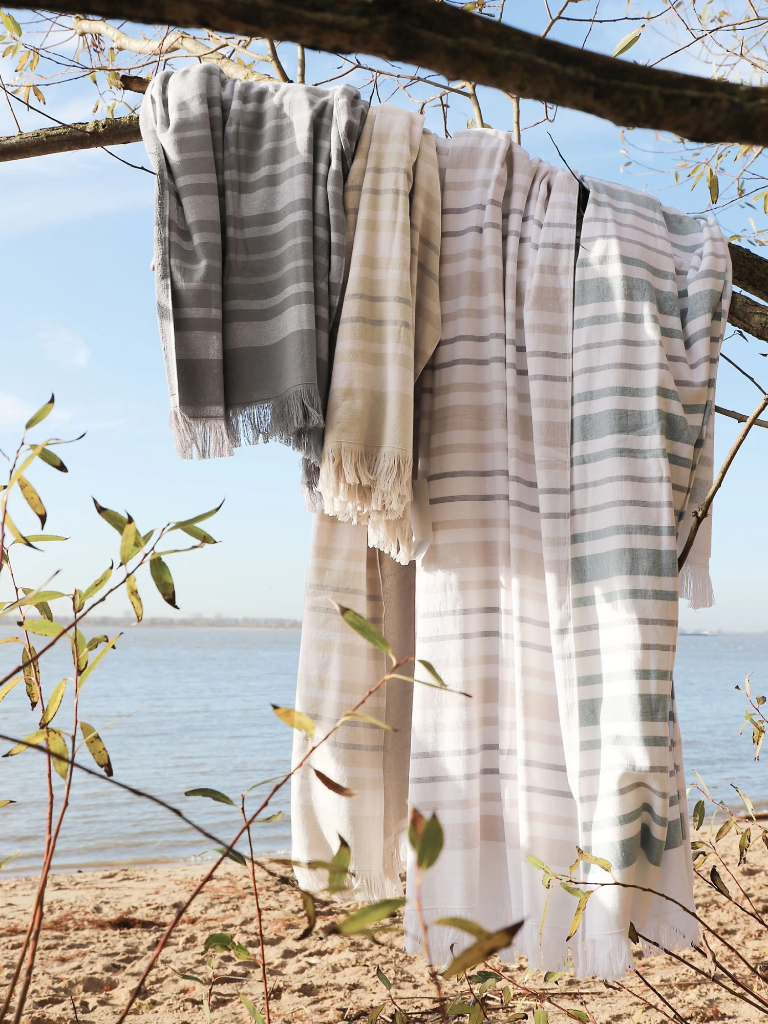 Sauna/Strandtuch, Sand 6 Sauna/Strandtuch, Sand – Bild 4