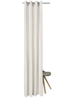 Ösenschal, Offwhite -Teppichwelt Verkauf Milla Gardine Oesenschal creme Offwhite 140x245 pla2