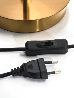 Tischleuchte, Gold -Teppichwelt Verkauf Minimalist Tischleuchte Gold 25x25x44 lup2