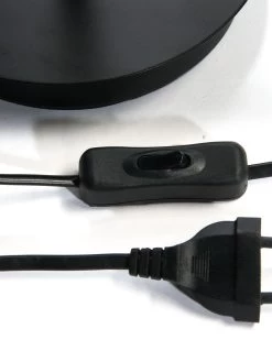 Tischleuchte, Black -Teppichwelt Verkauf Minimalist Tischleuchte Schwarz Black 25x25x44 lup2