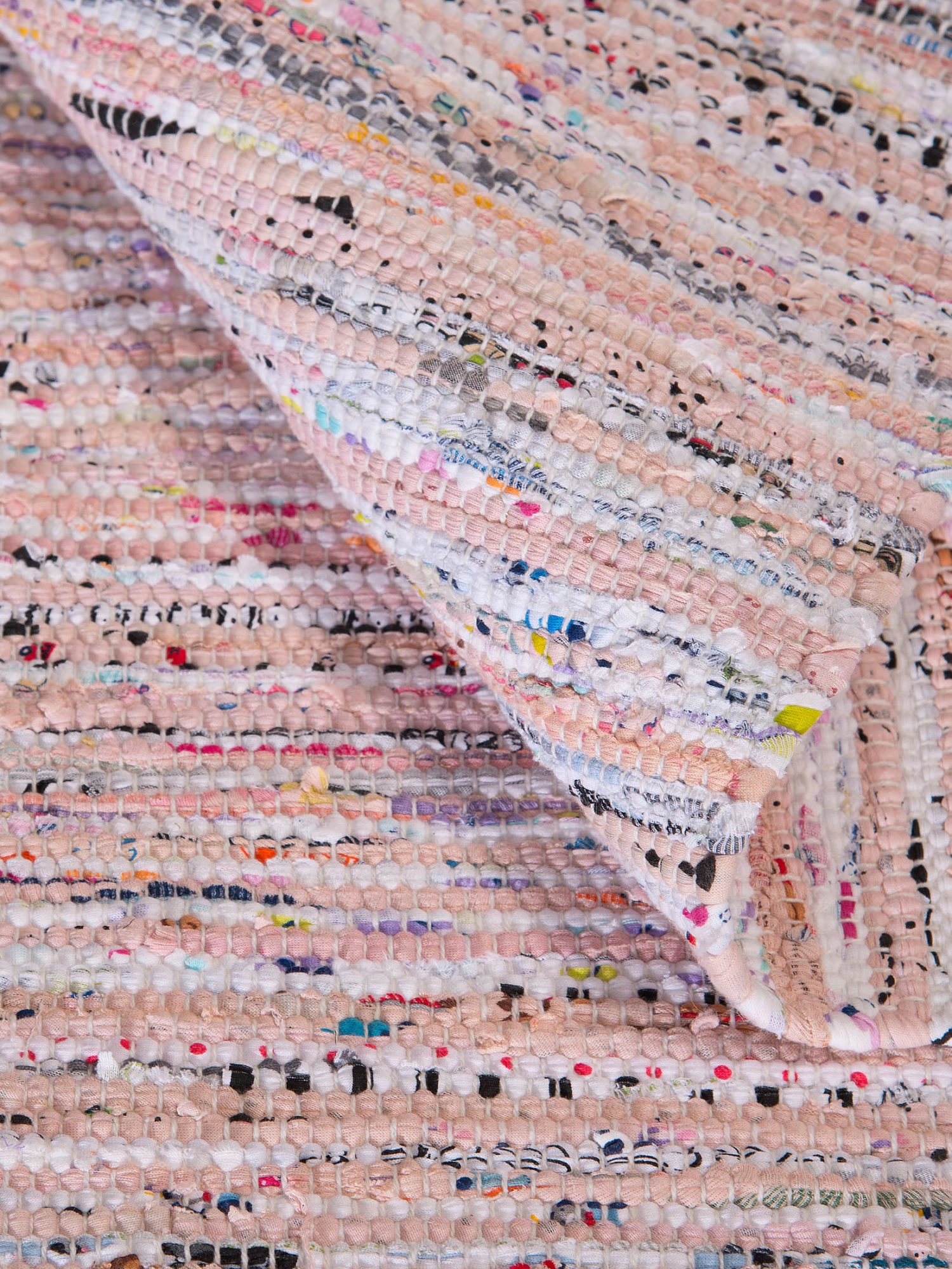 Fleckerl-Teppich, Rose 7 Fleckerl-Teppich, Rose – Bild 5