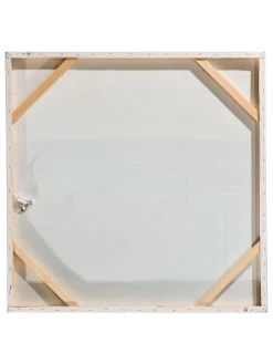 Leinwand-handgemalt, Hellblau -Teppichwelt Verkauf MoewenamStrand Leinwandhandgemalt Blau Hellblau 80x80 ruk1