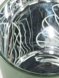 Teelichthalter, Hellblau/Silber -Teppichwelt Verkauf MonsteraLicht Teelichthalter Mint HellblauSilber 10x10x122C5 lup1