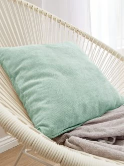 Kissen, Mint -Teppichwelt Verkauf Muri Sofakissen 40x40 hellgruen mint mil