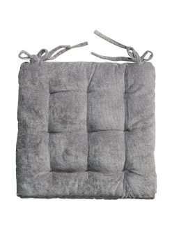 Stuhlkissen, Silber -Teppichwelt Verkauf Muri Stuhlkissen hellgrau silber pla