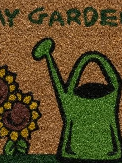 Fußmatte, Sunflower -Teppichwelt Verkauf MyGarden Fussmatte Gruen Sunflower 40x60 lup