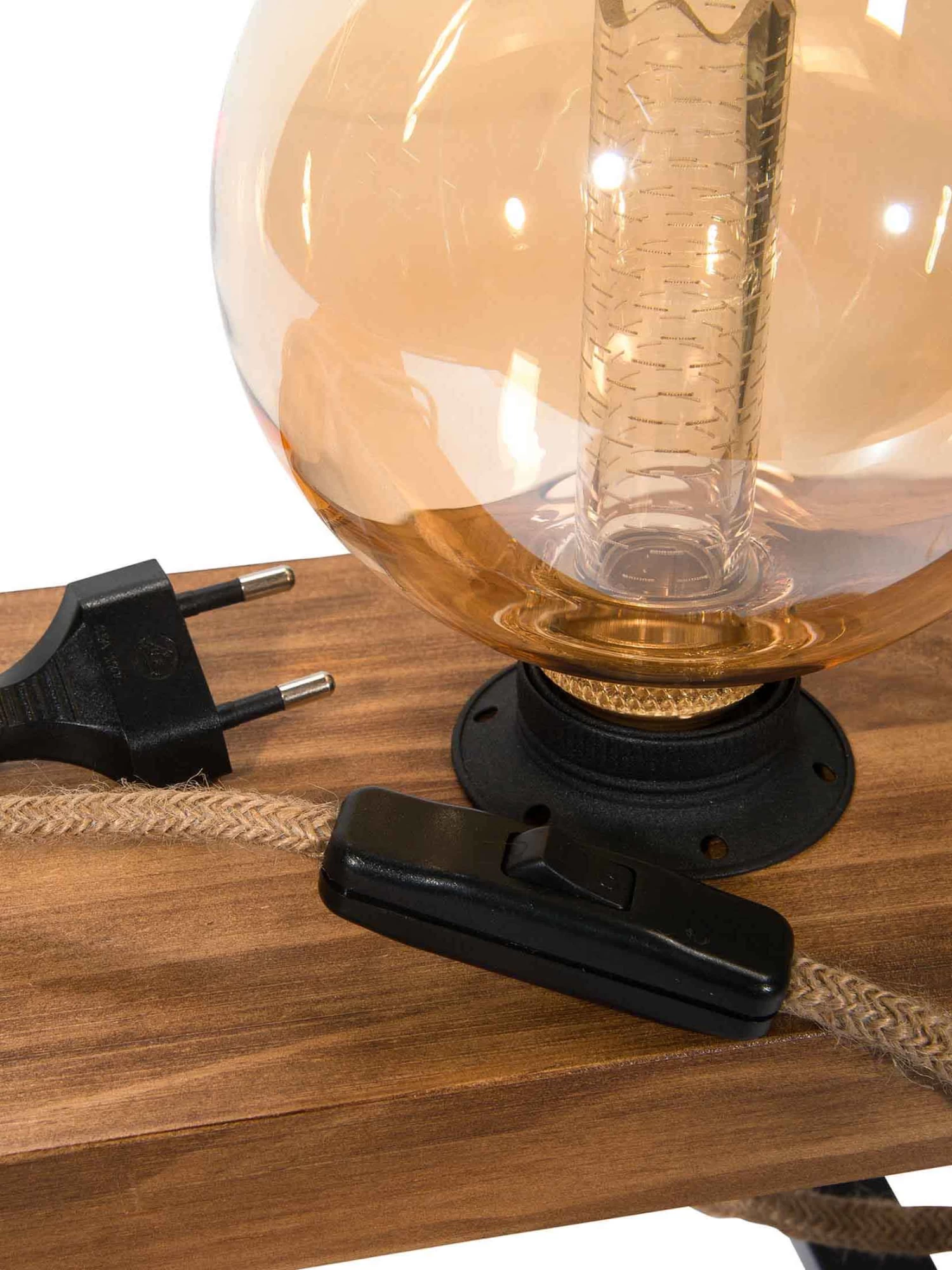 Tischleuchte, Braun 7 Tischleuchte, Braun – Bild 5