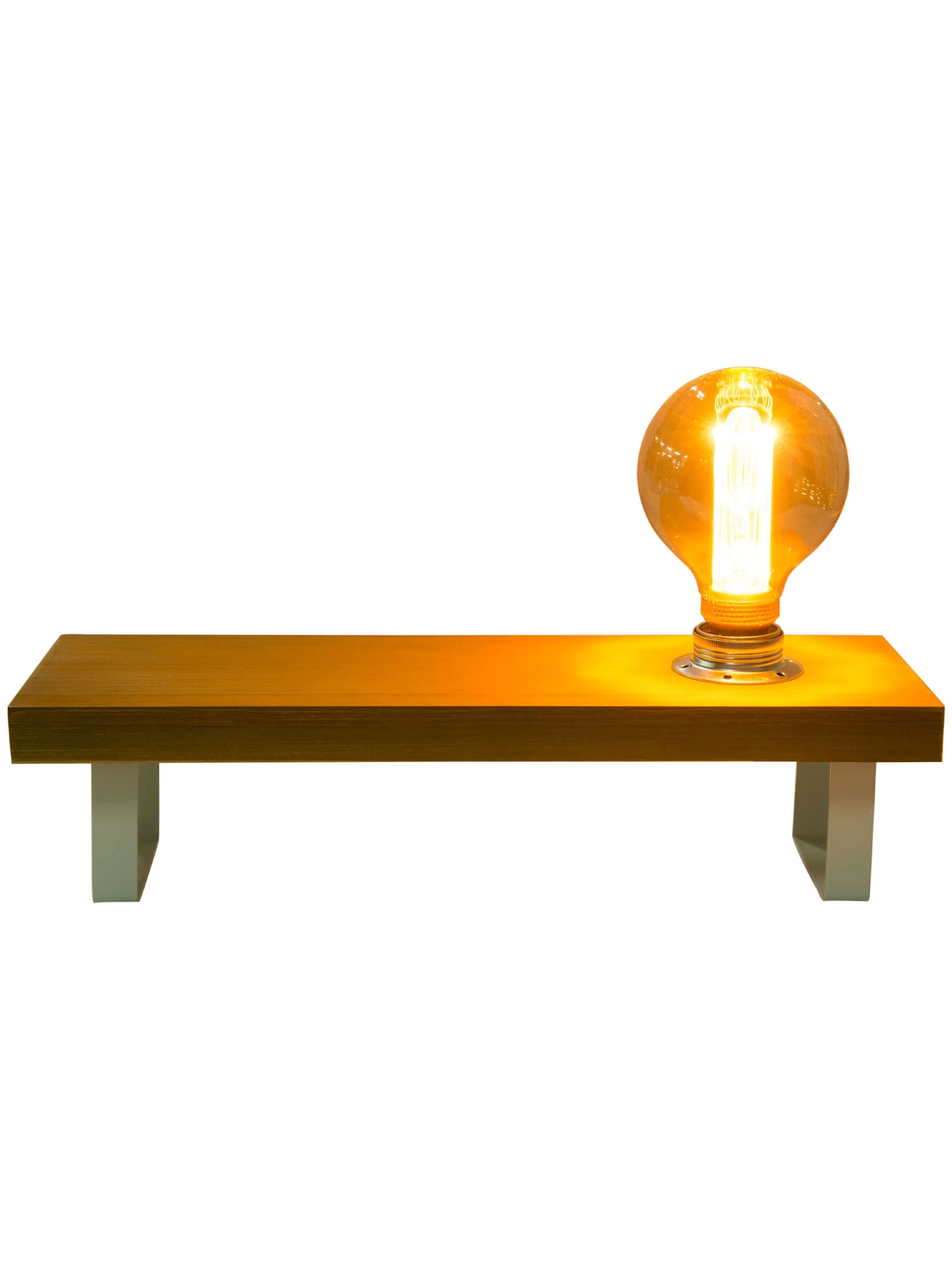 Tischleuchte, Hellbraun 3 Tischleuchte, Hellbraun