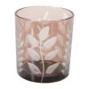 Teelichthalter, Braun -Teppichwelt Verkauf MysticLeaves Teelichthalter Braun 7x7x8 per1