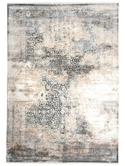 Vintage-Teppich, Vintage Black -Teppichwelt Verkauf Neraida Vintageteppich grau schwarz 200x290 pla