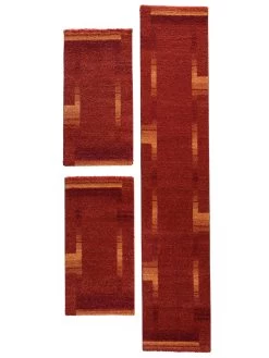 Moderner Teppich, Rot