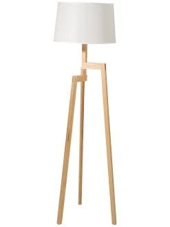 Standleuchte, Natural/White -Teppichwelt Verkauf NordicTouch Standleuchte Weiss G36 43x43x160 per2