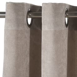 Ösenschal, Wolle -Teppichwelt Verkauf Nuri Gardine Oesenschal Beige Wolle 140x245 lup1