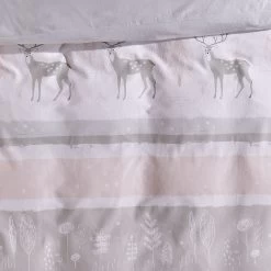 Bettwäsche, Grau/Rose -Teppichwelt Verkauf Nuuk Bettwaesche Rosa GrauRose 135x200 lup