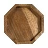Deko-Tablett, Natural -Teppichwelt Verkauf Octagon DekoTablett Braun Natural 22x24 pla