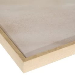 Leinwand-Druck-handbemalt, Blau -Teppichwelt Verkauf Orkan Druckgerahmt Beige Blau 50x70 lup2