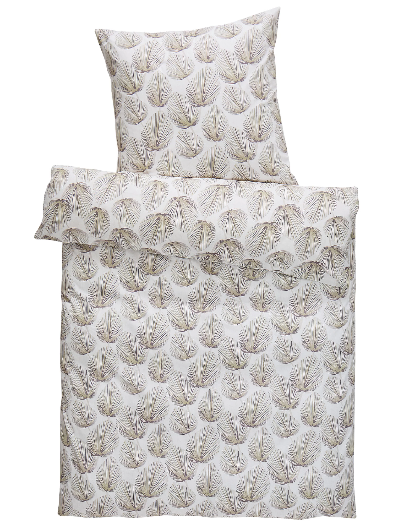 Renforcé-Bettwäsche, Khaki 4 Renforcé-Bettwäsche, Khaki – Bild 2