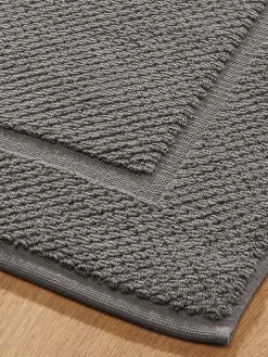 Badematte, Graphit -Teppichwelt Verkauf PortoAlegra Badematte grau graphit lup
