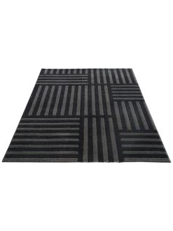 Moderner Teppich, Anthrazit -Teppichwelt Verkauf Rieseby ModernerTeppich Dunkelgrau Anthrazit 160x230 fper