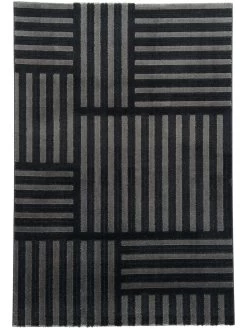 Moderner Teppich, Anthrazit -Teppichwelt Verkauf Rieseby ModernerTeppich Dunkelgrau Anthrazit 160x230 pla