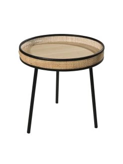 Tisch, Natur -Teppichwelt Verkauf Rotang Tisch Hellbraun Natur 42x42x41 per