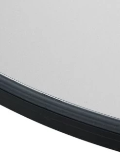 Spiegel, Schwarz -Teppichwelt Verkauf RoundBeauty Spiegel Schwarz 80rund lup