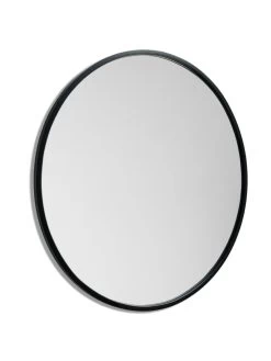 Spiegel, Schwarz -Teppichwelt Verkauf RoundBeauty Spiegel Schwarz 80rund per