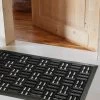 Fußmatte, Schwarz 1 Fußmatte, Schwarz -Teppichwelt Verkauf RubberPlus Fussmatte Schwarz 45x75 mil