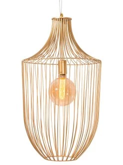 Hängeleuchte, Gold -Teppichwelt Verkauf Sakata Pendelleuchte Gold 35x35x120 per1