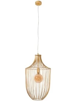 Hängeleuchte, Gold -Teppichwelt Verkauf Sakata Pendelleuchte Gold 35x35x120 per3