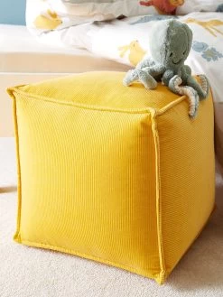 Pouf, Senf 8 Pouf, Senf -Teppichwelt Verkauf Samson Pouf Gelb Senf 40x40 mil