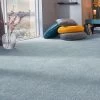 Velours-Teppichboden, Aqua -Teppichwelt Verkauf Satin Veloursteppichboden hellblau aqua73 mil