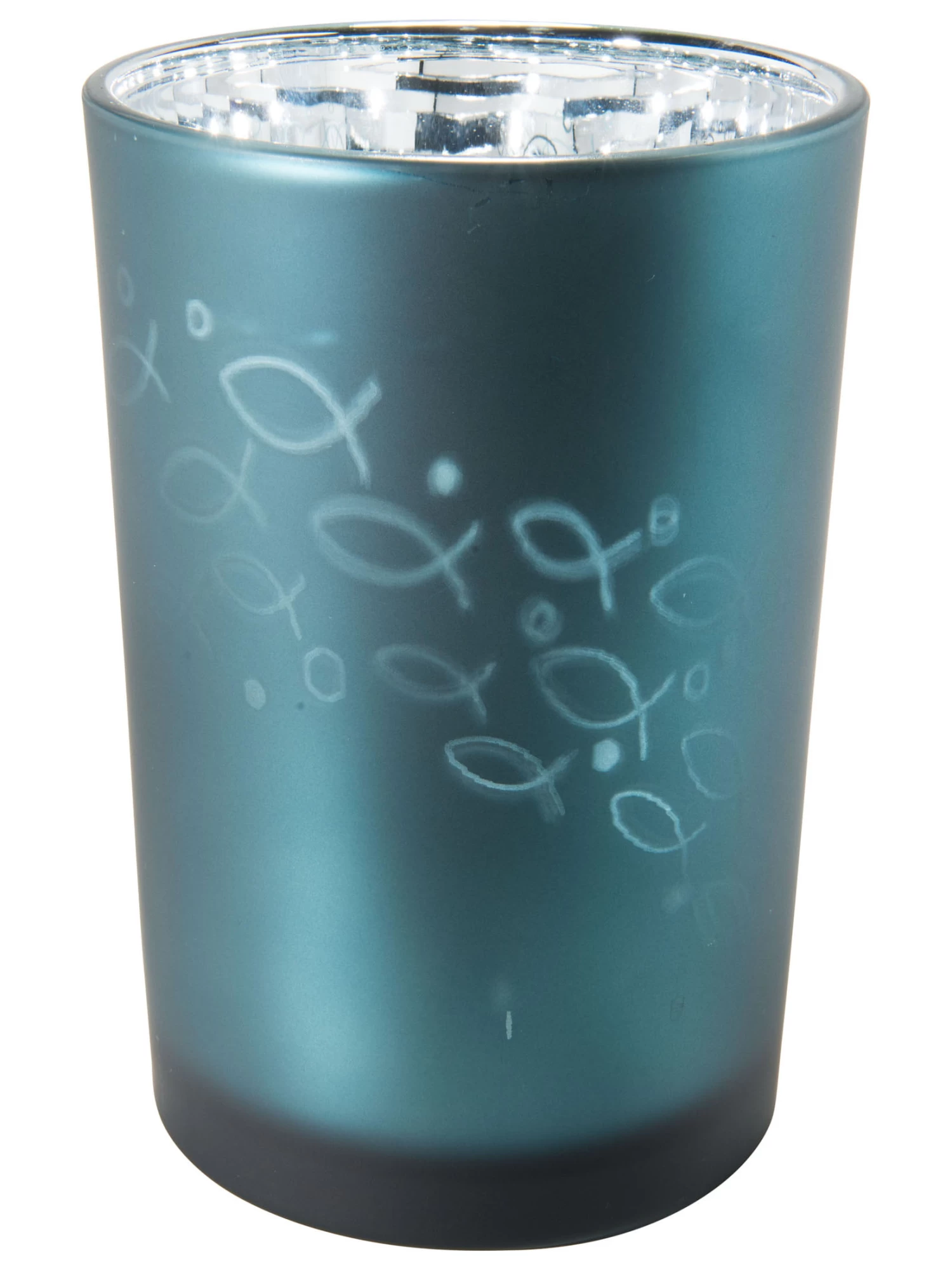 Teelichthalter, Blau 3 Teelichthalter, Blau