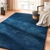 Hochflor-Teppich, Dunkelblau 1 Hochflor-Teppich, Dunkelblau -Teppichwelt Verkauf Sensation Uniteppich Blau Dunkelblau 160x230 mil2