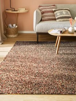 Hochflor-Teppich, Rot