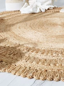 Teppichwelt Verkauf -Teppichwelt Verkauf Skyarp JuteTeppich Beige Natural 150rund spar