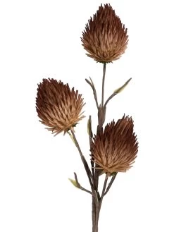 Kunstblume, Lila -Teppichwelt Verkauf Softflower Kunstblume Braun Lila 15x94 pla2