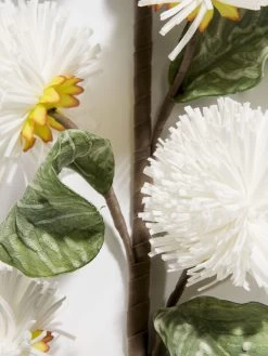 Kunstblume, Weiss -Teppichwelt Verkauf Softflower Kunstblume Weiss 120 lup