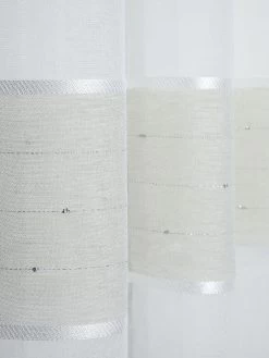 Ösenschal, Taupe -Teppichwelt Verkauf Sontje Gardine Oesenschal Beige Taupe 140x245 lup2