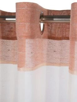 Ösenschal, Terra -Teppichwelt Verkauf Sontje Gardine Oesenschal Rot Terra 140x245 lup1