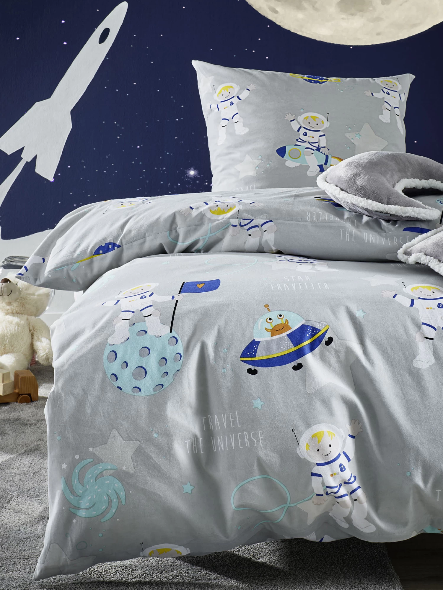 Kinderbettwäsche, Grey 3 Kinderbettwäsche, Grey