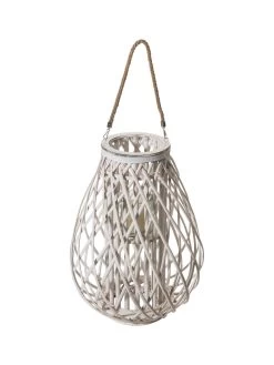 Laterne, Weiss -Teppichwelt Verkauf Stelara Laterne Weiss 28x28x50 per3