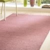 Baumwoll-Teppich, Rose -Teppichwelt Verkauf Summerweave Handwebteppich rosa rose mil