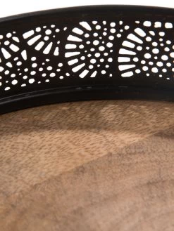 Deko-Tablett, Black -Teppichwelt Verkauf Tasullo Tablett Schwarz Black 20x20x5 lup