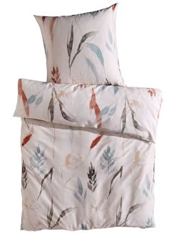 Satin-Bettwäsche, Multicolor -Teppichwelt Verkauf Teneri Bettwaesche Mehrfarbig Multicolor 135x200 pla