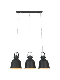 Hängeleuchte, Sand Black -Teppichwelt Verkauf Timelessi 3erHaengeleuchte Schwarz SandBlack 25x72x183 per2