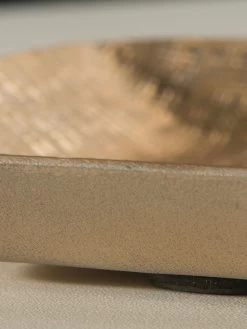 Deko-Tablett, Champagner -Teppichwelt Verkauf Tyne DekoTablett Gold Champagner 18x40x2 lup